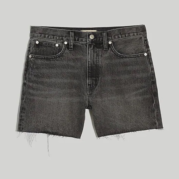 Madewell Relaxed Mid-Length Denim Shorts NWT - Picture 1 of 3